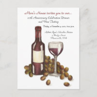 Roter Wein Degustation Glass Flasche Trauben Wohlt