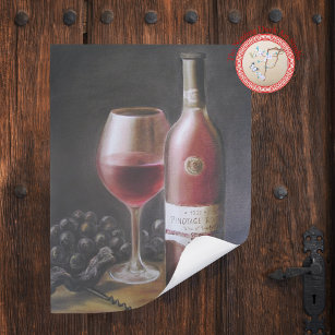 Roter Wein Fotodruck