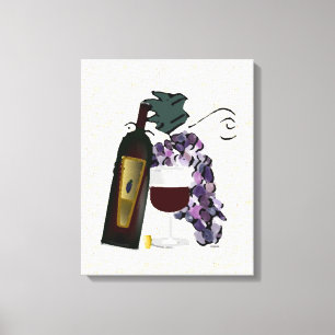 Roter Wein Leinwanddruck