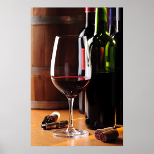 Roter Wein Poster