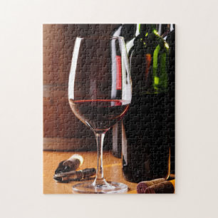 Roter Wein Puzzle