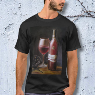 Roter Wein T-Shirt