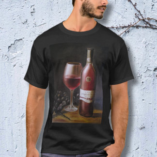 Roter Wein T-Shirt