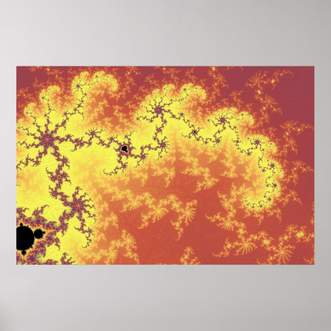 Roter Wein und Custard Poster (Vorne)