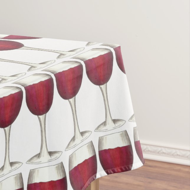 Roter Wein Weinkeller Merlot Weinkultur und Erde M Tischdecke (Beispiel)