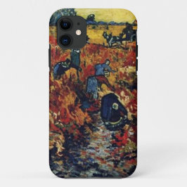 Roter Weinberg, Vincent van Gogh iPhone 11 Hülle