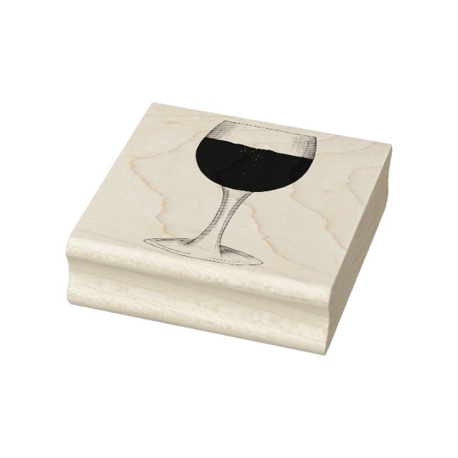 Roter Weinkeller Merlot Cabernet Malbec Weinkeller Gummistempel (Stempel)