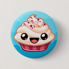 Roter/Weißer Cupcake - Happy Jump Button