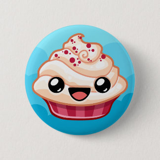 Roter/Weißer Cupcake - Happy Jump Button
