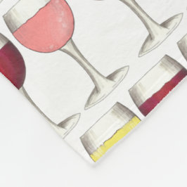 Roter Weißer Rosé Weinkeller Weinkultur und Erde Fleecedecke