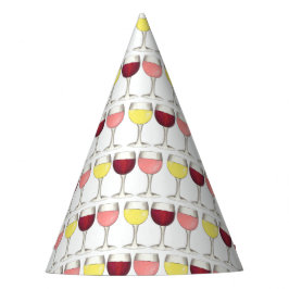 Roter Weißer Rosé Weinkeller Weinkultur und Erde Partyhütchen