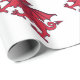Roter Welsh//Wales Drache Geschenkpapier (Rolleneckpunkt)