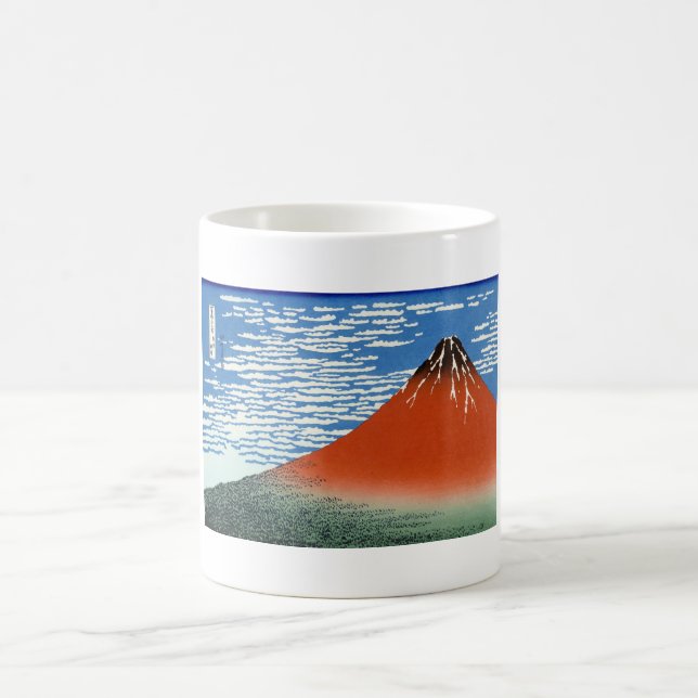 Roter Wind-Raummorgen Fujis südlicher Tasse (Mittel)