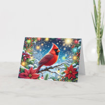 Roter Winterkardinal Weihnachten