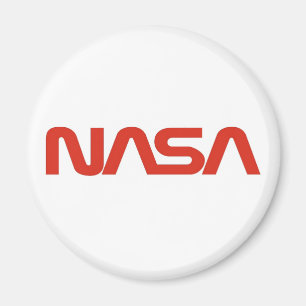 Roter Wurm-Logo der NASA Magnet