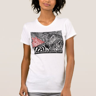 Roter Zebra T-Shirt