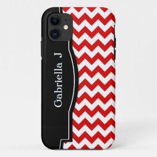 Roter Zickzack schwarzer Feld iPhone 5 Kasten Case-Mate iPhone Hülle