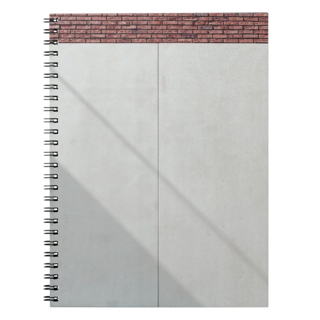 Roter Ziegelstein Notizblock (Vorderseite)