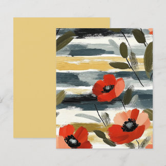 Rotes abstraktes Mohn-Blumen-Sch scrapbook-Papier