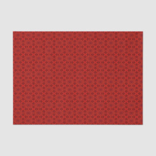 Rotes Abstraktes Muster Seidenpapier