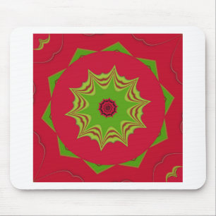 rotes afrikanisches ethnisches Stammesmuster Mousepad