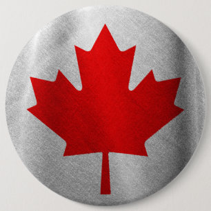 Rotes Ahornblatt  Button