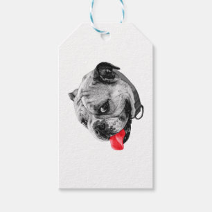 Rotes Akzent-Tag Geschenkanhänger