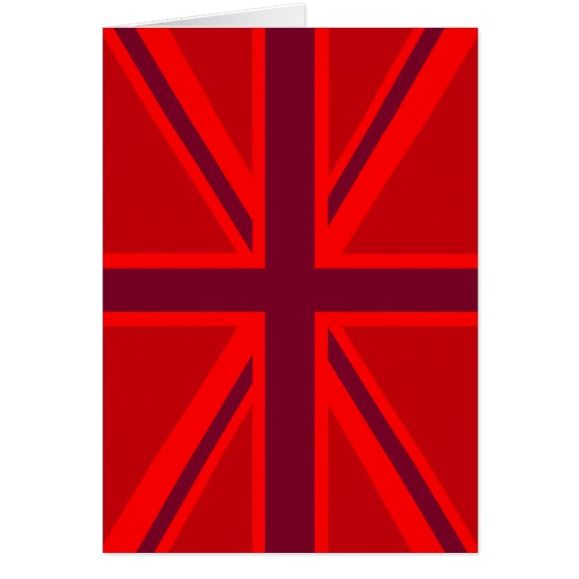 Rotes Akzent-Union-Jack-Design (Vorne)