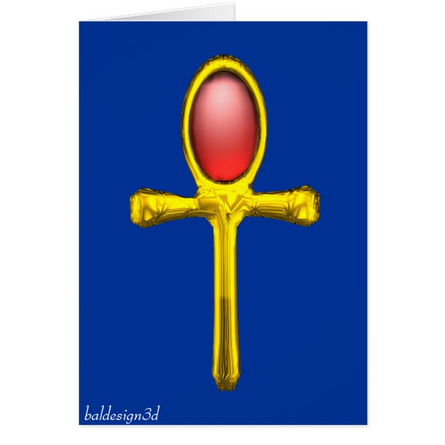 ROTES AMULETT, rot gelb blau (Vorne)