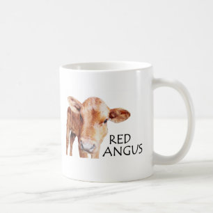 Rotes Angus Tasse
