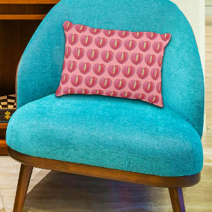 Rotes Anthurium Blume Nahtloses Muster Dekokissen