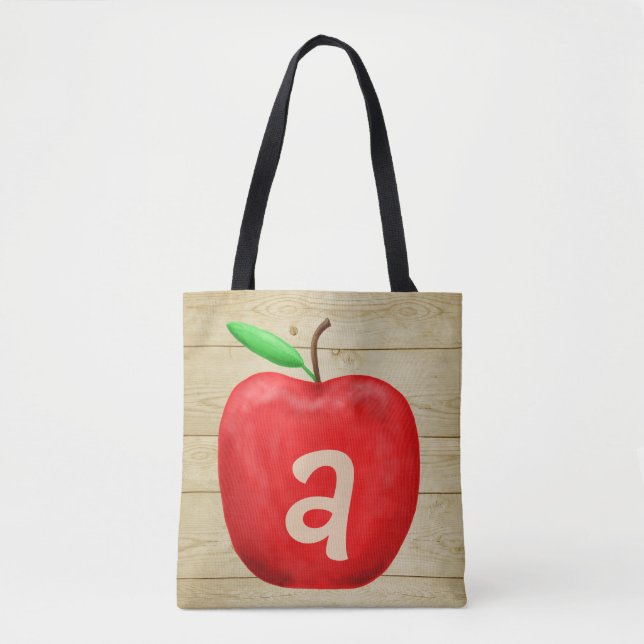 Rotes Apfel-Monogramm (Vorderseite)