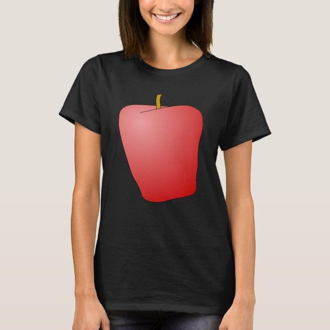 Rotes Apfelfrucht T-Shirt (Vorderseite)