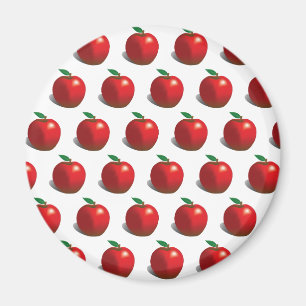Rotes Apple kopieren Magnet
