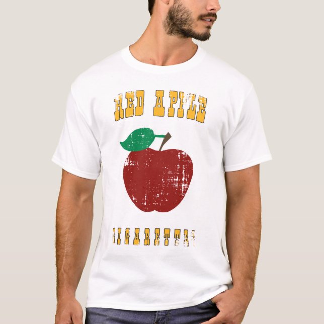 Rotes Apple T-Shirt (Vorderseite)
