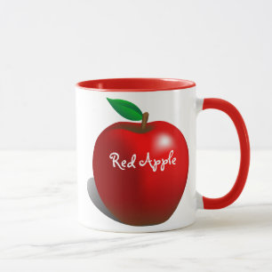 Rotes Apple Tasse