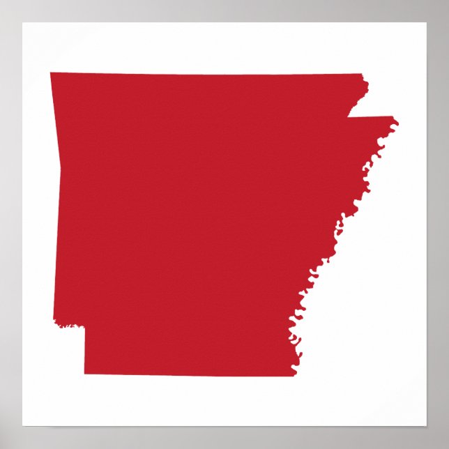 Rotes Arkansas Poster (Vorne)