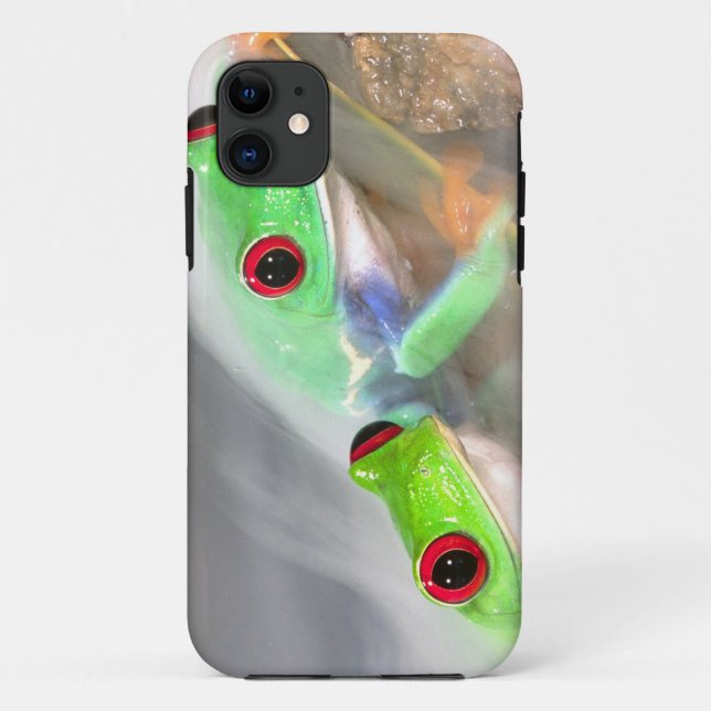 Rotes Auge Treefrog im Nebel, Agalychinis 2 Case-Mate iPhone Hülle (Rückseite)