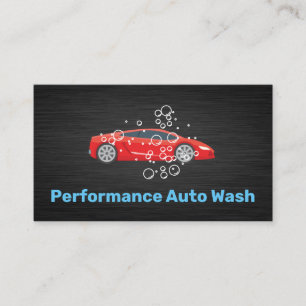 Rotes Auto Visitenkarte