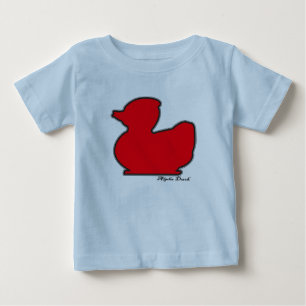 Rotes Baby T T-shirt
