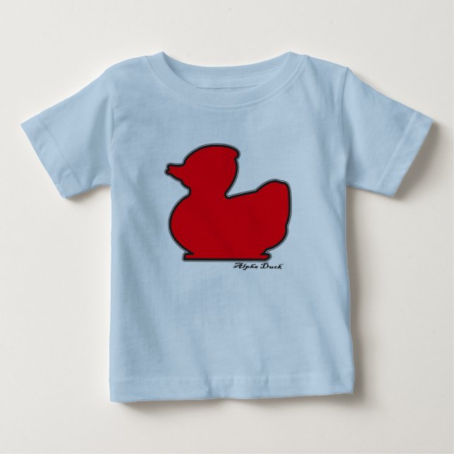 Rotes Baby T T-shirt (Vorderseite)
