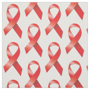 Rotes Band AIDS Bewusstsein Stoff
