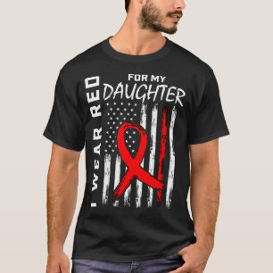 Rotes Band Für Das Bewusstsein Für Herzkrankheiten T-Shirt