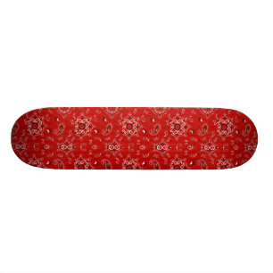 Rotes Bandana-Skateboard Skateboard