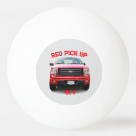 ROTES BILD TISCHTENNISBALL