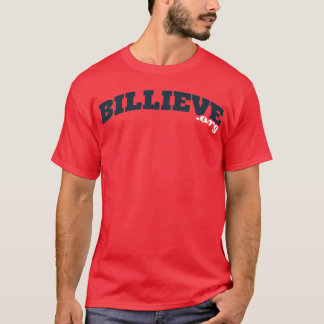 Rotes Billieve.org-T-Shirt T-Shirt