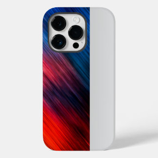 Rotes Blau Abstrakt Case-Mate iPhone 14 Pro Hülle