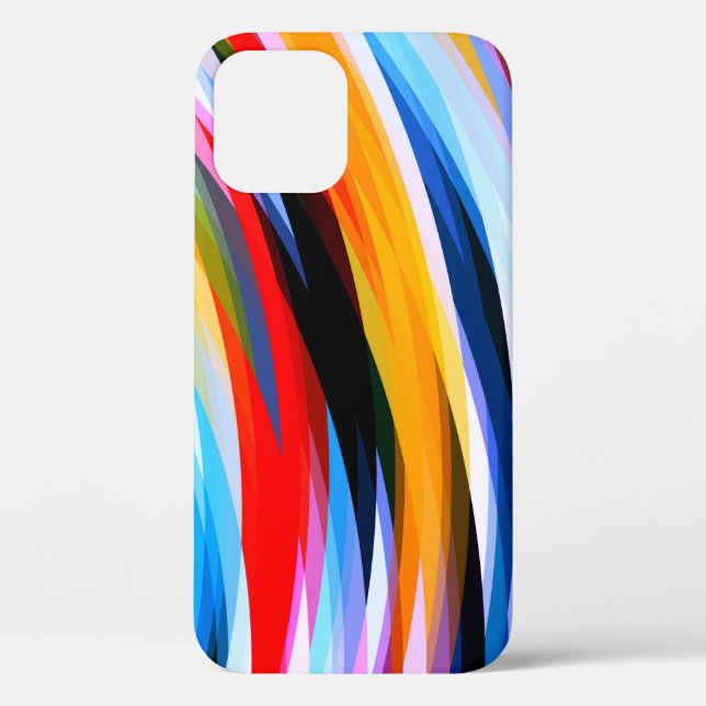 Rotes Blau Case-Mate iPhone Hülle (Rückseite)