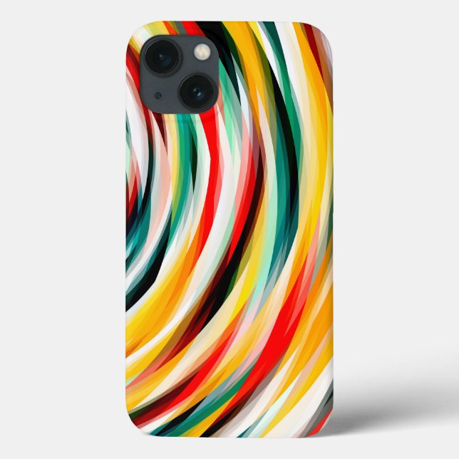 Rotes Blau Case-Mate iPhone Hülle (Rückseite)