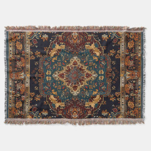 Rotes Blau im marokkanischen Stil Decke